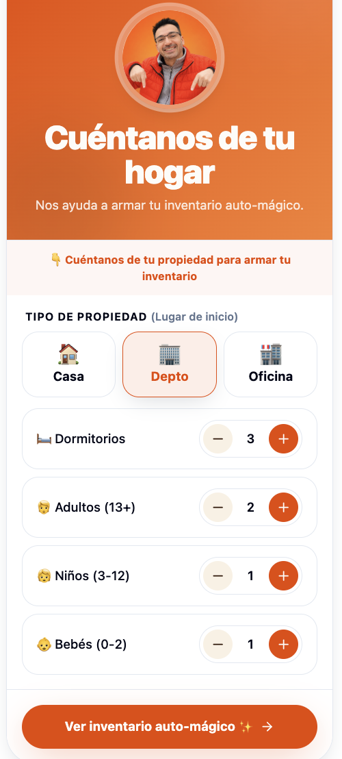 Paso 1: Cuéntanos qué vas a mover